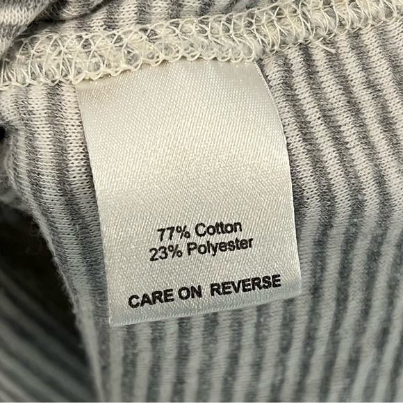 Billy Reid Gray 1/4 Zipper Long Sleeve Pullover Sweater L ($198) - Picture 4 of 4